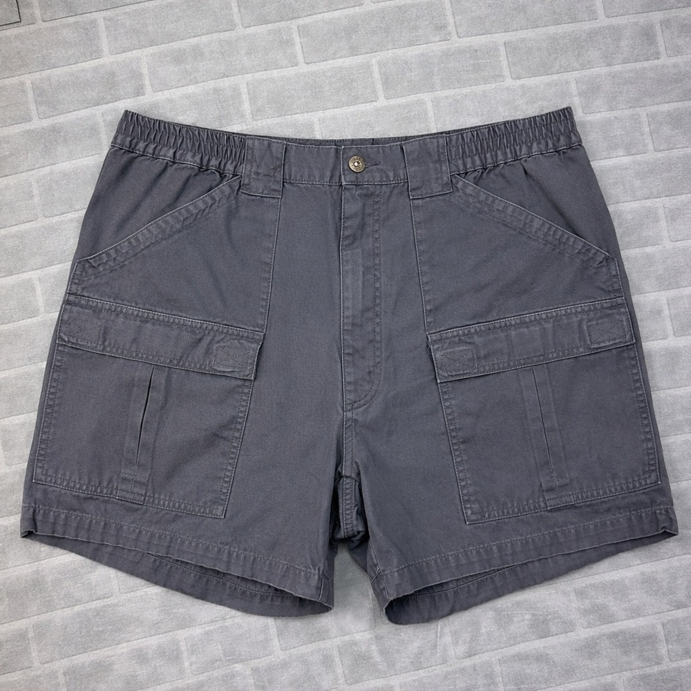 Cabela's Cargo Shorts Mens 38 Gray Outdoors Utility Hiking Safari Bush Gorpcore